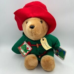 VTG 90s Paddington Bear Plush Kids Gift Christmas Tree Book Paddington & Company
